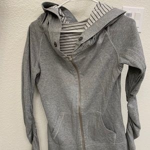 Lululemon organic cotton fitted hoodie